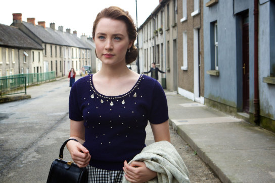 Saoirse Ronan as Eilis in the film adaptation of Colm Toibin’s Brooklyn.