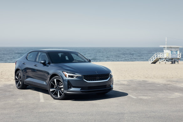 The Polestar 2 is a five-door, all-electric fastback. It has two electric motors (at the rear and front axles) and seating for five.