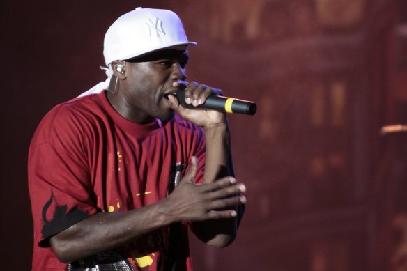 Rapper 50 Cent was asked to sponsor the side by someone working on his tour.