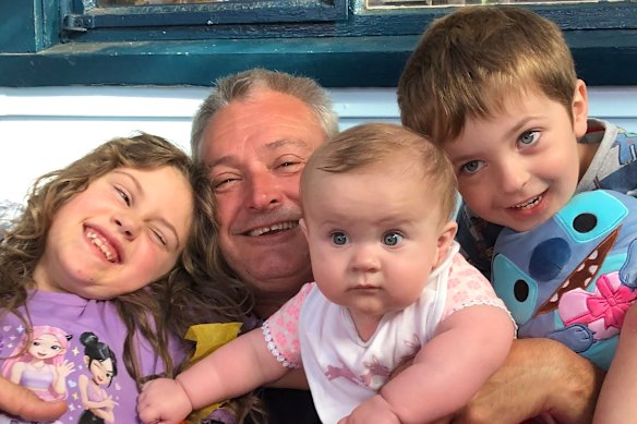 Beaconsfield mine survivor Brant Webb’s great pleasure these days is to spend time with his  grandchildren Rachael, 7, Matilda, 7 months, and Jasper, 7.
