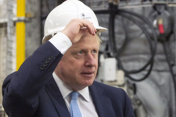 Britain's Prime Minister Boris Johnson 