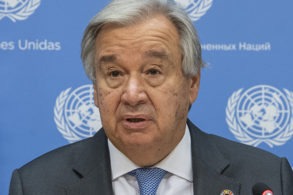 UN Secretary-General António Guterres says the uneven distribution of vaccines is an obscenity.