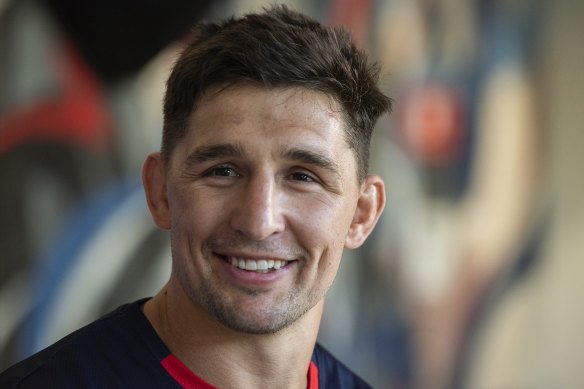 Tough Chook: Roosters enforcer Victor Radley.