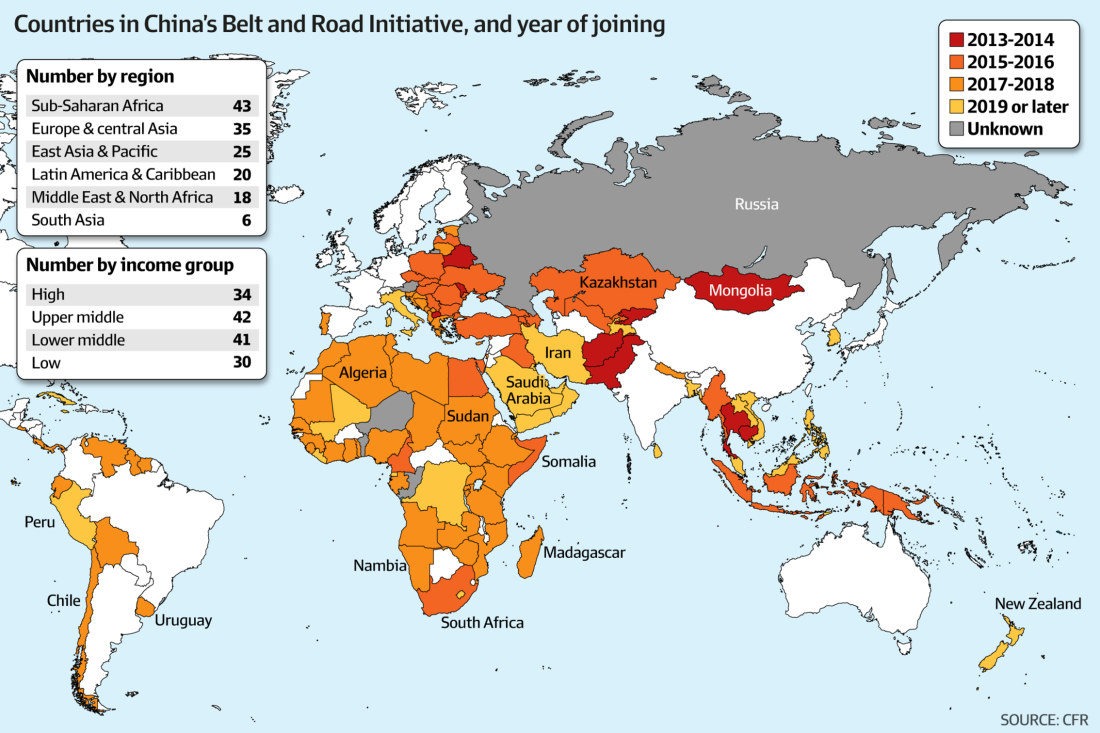 Belt and road countries hotsell