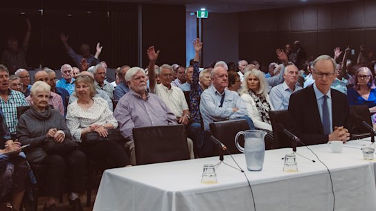 The Franking Credit Inquiry Public Hearing in Dee Why in November 