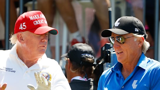 Trump and Norman have had a close bond for many years.