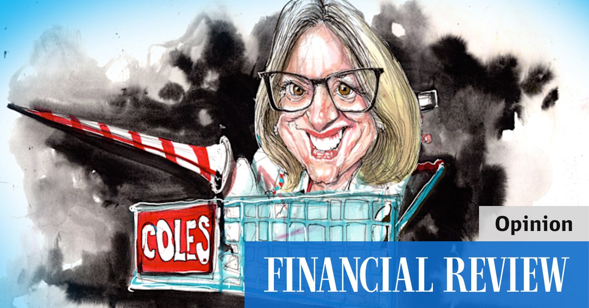 Image accompanying $3.5b gone in 30 minutes: Coles struggles to fight Woolies’ comeback, from AFR