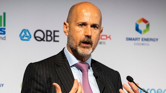 QBE chief executive Pat Regan has been forced out of QBE