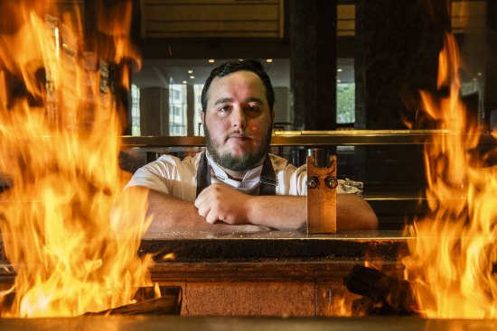 Rockpool Bar and Grill sous chef Luke Bourke.