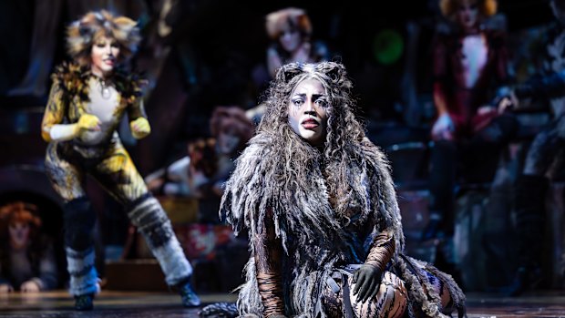 Gabriyel Thomas was a strong presence in the key role of Grizabella.