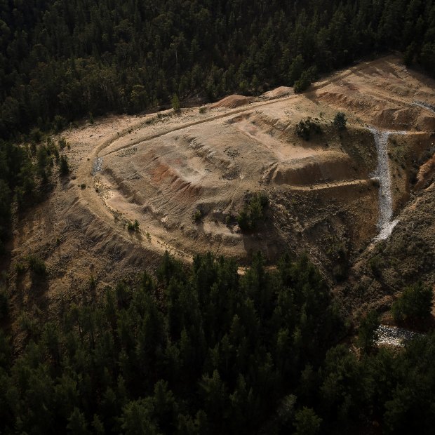 The abandoned Sunny Corner Mine near Bathurst, NSW.  Located 1250 metres above sea level, the site was once home to the largest gold and silver mine in NSW.