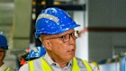 Opposition leader Peter Dutton visited BlueScope Steel in Erskine Park in the division of McMahon.