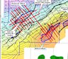 Planned 2D seismic over Whitebark Energy’s Rickerscote prospect shows its key reservoir scale in relation to the Gorgon and Barrow Island gas fields.