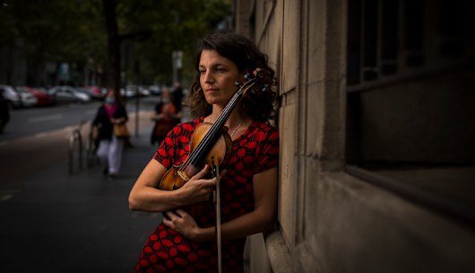 Violinist Xani Kolac says many women in the performing arts are struggling to get back on their feet after COVID shutdowns.