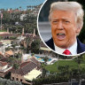 Donald Trump and his Mar-a-Lago estate in Florida 