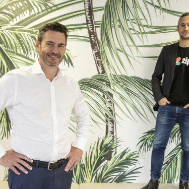 Zip co-founders Peter Gray and Larry Diamond.