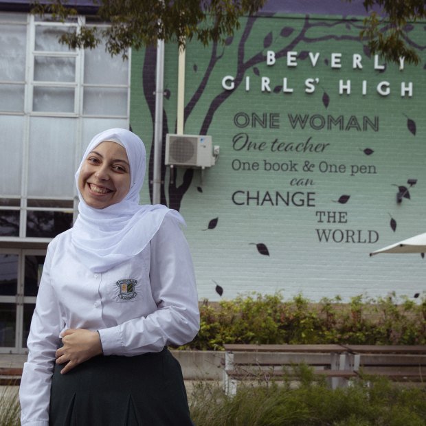 Beverly Hills Girls High School Year 12 student Roaa Ahmed wants to help women who don’t have freedom, after living through the Egyptian revolution as a child.