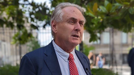 Trade Minister Don Farrell in Brussels on Tuesday, July 11, 2023. 