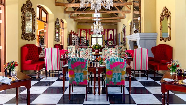  La Residence, South Africa, can be as over-the-top as one of its most famous guests.