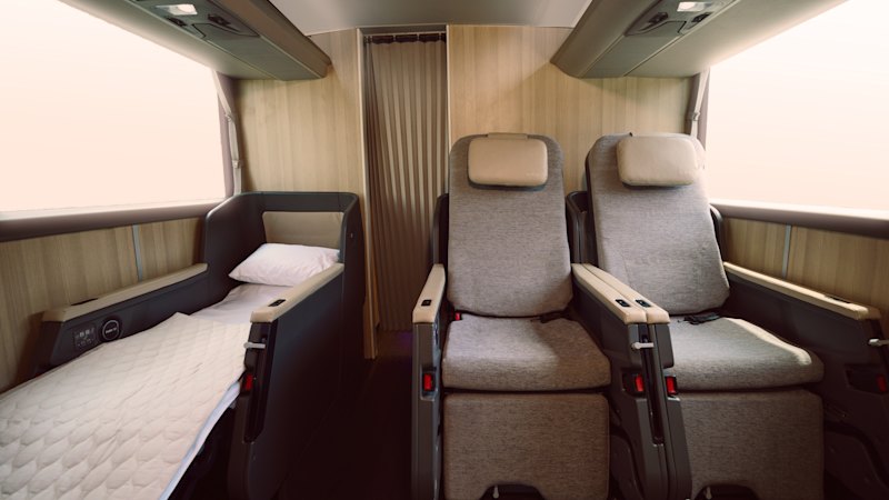 I boarded Europe’s new bus with business class-style seats for a 12-hour trip