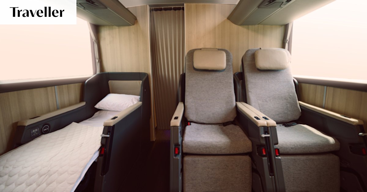 I boarded Europe’s new bus with business class-style seats for a 12-hour trip