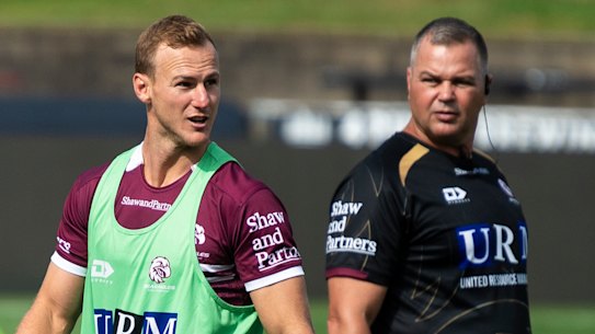 Daly Cherry-Evans and Anthony Seibold.