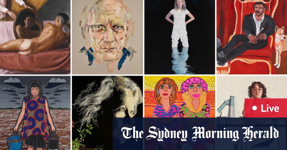 Archibald Prize 2022 as it happened: Blak Douglas wins with Moby Dickens portrait – Sydney Morning Herald