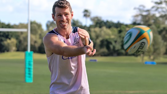 Bernard Foley at Wallabies training on the Gold Coast.