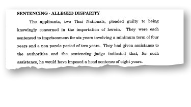 Details from the NSW Court of Criminal Appeal judgment dismissing an appeal on sentence severity by Manat Bophlom and Sorasat Tiemtad.