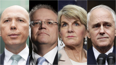 The contenders and the incumbent in the Liberal leadership fight.