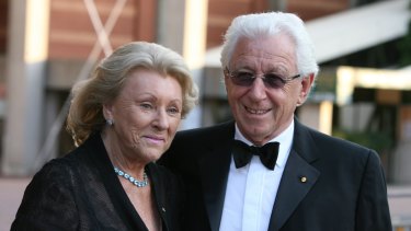 Lowy with wife Shirley in 2009.