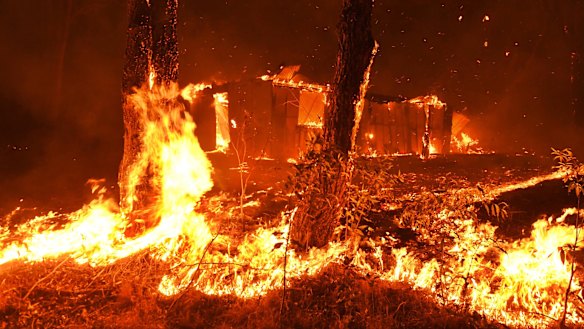 Connecting the dots ... the carbon we burn makes it hotter, and exposes us to more fire.