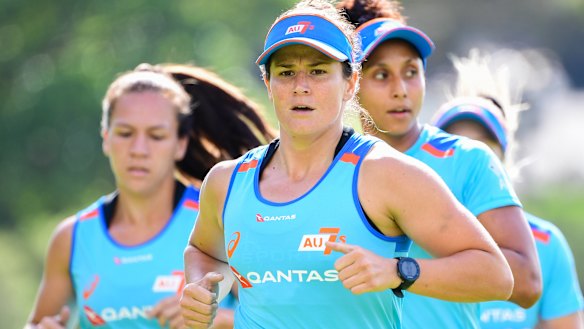 Australia's women's sevens star Shannon Parry. 