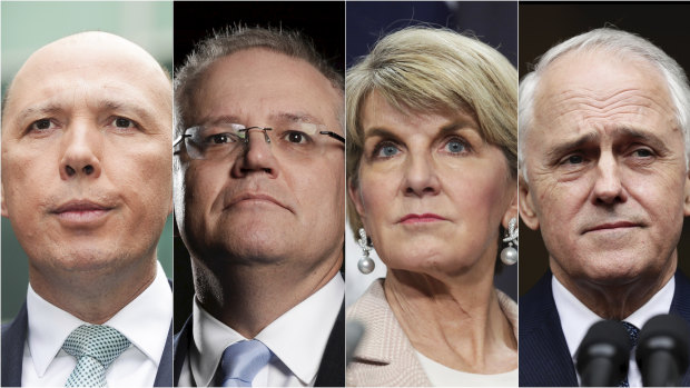 The contenders and the incumbent in the Liberal leadership fight.