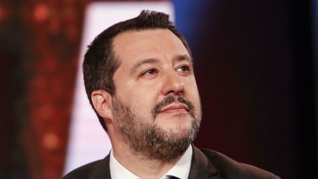 Italian Deputy Premier and Interior Minister Matteo Salvini.