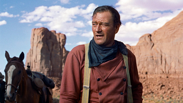 John Wayne in the film “The Searchers”.