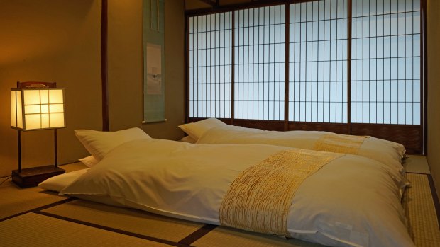 Tatami bedrooms in Japan capture the essence of  Marie Kondo's approach to clutter.