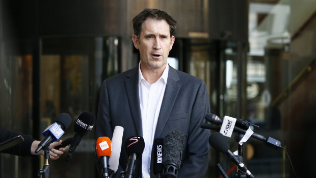 Wrong pitch: Cricket Australia, headed by chief executive James Sutherland, has gravely mishandled the ball-tampering scandal and it could cost the game huge money in broadcast rights.