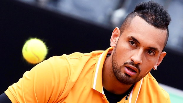 Nick Kyrgios has made no secret of his disdain for the slower clay conditions.