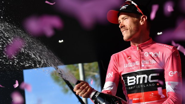 Rohan Dennis retained his lead in the Giro.