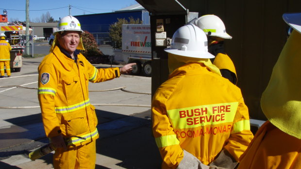 Volunteer Fire Fighters Association president and firefighter Mick Holton.