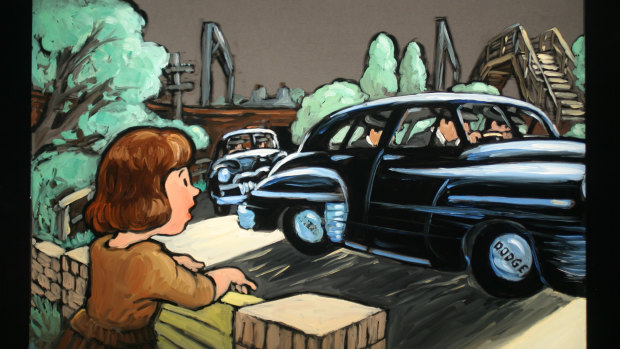 Lee Whitmore's animated film <i>The Safe House</i>, expressing a child's view of the Petrov affair.