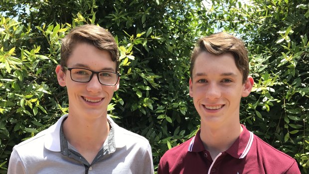 Blake Reinbott received the offer to study a bachelor of physiotherapy (honours) and Grant received an offer for a doctor of medicine (MD) (provisional entry for school leavers) course.