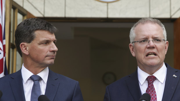 Minister for Energy Angus Taylor and Prime Minister Scott Morrison are pushing for a new default electricity price against which all contracts will be measured.