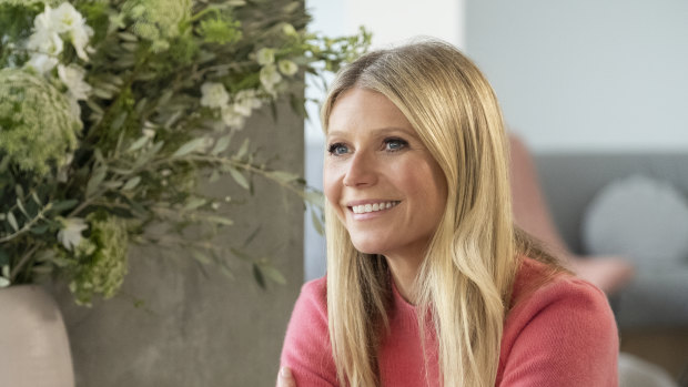 Gwyneth Paltrow in a scene from her Netflix series.