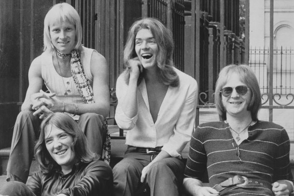 The Masters Apprentices in 1970: Glenn Wheatley, Jim Keays, Doug Ford, and front, Colin Burgess.