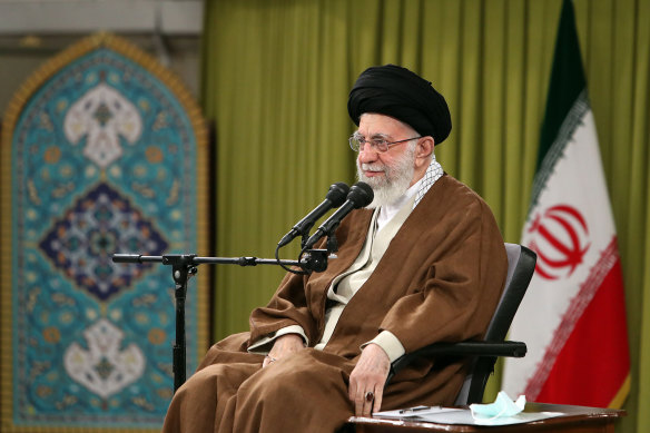 Supreme Leader Ayatollah Ali Khamenei.