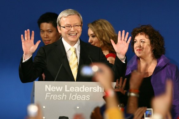 Former Labor leader Kevin Rudd took big policy ideas to the 2007 election.