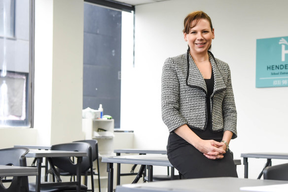 Hendersons executive director Annette Paroissien says her tutoring firm will offer grants to Aboriginal and Torres Strait Islander students studying for the select-entry school entrance exam. 