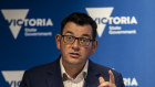 Daniel Andrews announcing the short, sharp lockdown on Friday.